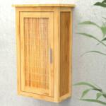 EISL bambusz magasszekrény ajtóval 40 x 20 x 70 cm BMBA02-WS