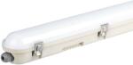 V-TAC PRO beépített LED-es armatúra beépített mozgásérzékelővel 120cm IP65, IK07, fehér fedlappal, hideg fehér - 20469