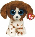 Ty Beanie Boos - Muddles a barna-fehér kutya 15 cm (TY36249)