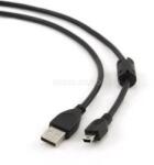 Gembird CCF-USB2-AM5P-6 USB 2.0 A- MINI 5PM 1.8m cable with ferrite core (CCF-USB2-AM5P-6) (CCF-USB2-AM5P-6)