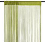 vidaXL Draperii cu franjuri, 2 buc. , 140 x 250 cm, verde (132413)