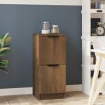 vidaXL Servantă, stejar maro, 30x30x70 cm, lemn prelucrat (817022) Comoda
