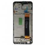 Samsung Galaxy A23 4G LCD + érintőpanel kerettel, fekete, gyári, SM-A235
