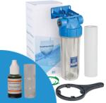 Aquafilter 10" szűrőház készlet + OKT 1 vízkeménység mérő (1 col)