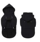  Bélelt kutya széldzseki, fekete, M-es