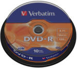 Verbatim DVD-R 4.7GB 16x Matt Silver 10 buc (VER43523)