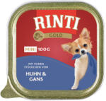 RINTI 24x100g RINTI Gold Mini csirke & liba nedves kutyatáp