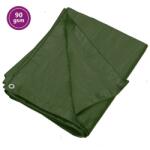 vidaXL Prelată 90 g/m2, verde, 8x10 m, HDPE (151527)