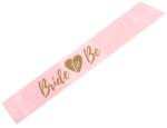 PartyDeco Розова лента с надпис - Bride to be