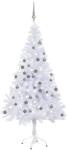 vidaXL megvilágított műkarácsonyfa 620 ággal gömb szettel 180 cm (3077666)