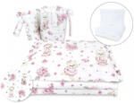  Baby Shop 5 részes babaágynemű - Balerina maci rózsaszín - babastar