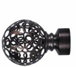  Bursa végzáró 25 mm Ø rúdkarnishoz (8 cm) titán, 2 db/cs