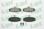 LPR set placute frana, frana disc LPR 05P651 (05P651)