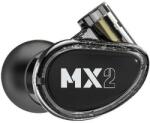 MEE audio MX2 PRO EARPIECE - Moduláris hibrid meghajtású fülhallgató egyik oldala - Füst-fekete - L (MEE-B-MX2-L-BK)