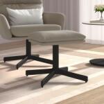 vidaXL Taburet, gri deschis, 60x60x39 cm, catifea (341626) Canapea