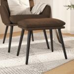 vidaXL Taburet, maro, 45x29, 5x39 cm, material textil (341496) Canapea