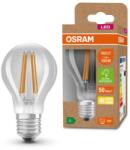 OSRAM E27 LED filament, 7, 2 W, 1521 lm, melegfehér fényű víztiszta búrával (Classic-A) (4099854009532)