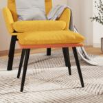 vidaXL Taburet galben muștar/portocaliu 45x29, 5x39 cm textil/piele eco (341533) Canapea