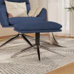 vidaXL Taburet, albastru, 60x60x39, material textil (341549) Canapea