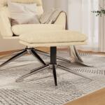 vidaXL Taburet, crem, 60x60x39 cm, material textil (341547) Canapea