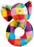 Rainbow Designs Jucarie zornaitoare din plus Elefantul Elmer, 12 cm (EL1447) - ookee