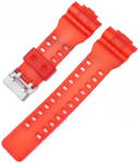 Ricardo Curea pentru Casio G-Shock, din plastic, roșie, cataramă argintie (pentru modelele GA-100, GA-110, GD-120, GLS-100)