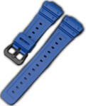 Casio Curea pentru Casio G-Shock, silicon, albastră, cataramă neagră (pentru modelele GA-2100/GA-2110, DW-5600, GW-6900)