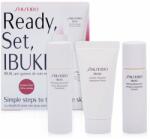 Shiseido Ibuki starter kit Set cadou, Gentle Cleanser 30ml + Softening Concentrate 30ml + Refining Moisturiser 30ml, Femei