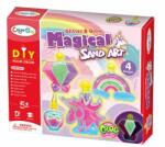 Manyuk Toys Set creativ Artă cu nisip fluorescent, Magie - 4 piese (8933)