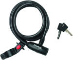 Master Lock Antifurt MasterLock cablu impletit din otel cu cheie 1.8m x 10mm Negru