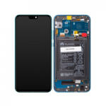 Huawei Honor 8X, 9X Lite Előlap Keret+LCD Kijelző+Érintőpanel+Akkumulátor, Zöld, Emerald Green (02353QJT) Service Pack