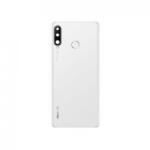 Huawei P30 Lite (24MP hátlapi kamera verzió) akkufedél (hátlap) ragasztóval, kamera lencsével és ujjlenyomat olvasóval, fehér (gyári service pack, 02352PML)
