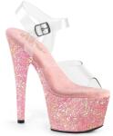 Pleaser Adore glitteres pink platform szandál. 36-os - diamondsexshop