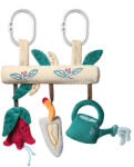 BabyOno Agăţat jucărie educativă pe un cărucior Grădină Fata - verde