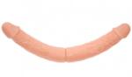 LyBaile Dildo Dublu Bendable Natural 37 cm Dildo