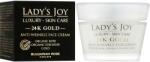 Bulgarian Rose Ránctalanító krém - Bulgarian Rose Ladys Joy Luxury 24K Gold Anti-Wrinkle Cream 50 ml
