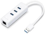 TP-Link USB 3.0 UE330 2 în 1- Adaptor Gigabit Ethernet & 3-Port Hub, UE330, 4 USB-A 3.0 Ports, 1 Gigabit Ethernet Port, 1 USB-A (UE330)