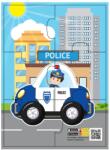 Jagu Образователен говорещ пъзел Jagu - Полицейска кола, 6 части (92-393) - ozone