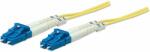 Intellinet 750004 cabluri din fibră optică 2 m LC OS2 Galben (750004)