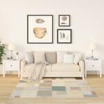 vidaXL Mese laterale, 2 buc. , alb, 50x50x49 cm, lemn masiv de pin (813797)