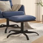 vidaXL Taburet, albastru, 60x60x39 cm, material textil și piele eco (341600) Canapea