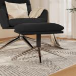 vidaXL Taburet, negru, 60x60x39 cm, microfibră (341562) Canapea