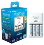 Panasonic Elemtöltő, AA/AAA, 4x2000 mAh AA, PANASONIC Eneloop (ELTL07) - papirdepo