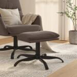 vidaXL Taburet, gri închis, 60x60x39 cm, microfibră (341623) Canapea