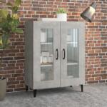 vidaXL Servantă, gri beton, 69, 5x34x90 cm, lemn compozit (812127) Comoda
