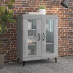 vidaXL Servantă, gri sonoma, 69, 5x34x90 cm, lemn prelucrat (817337) Comoda