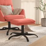 vidaXL Taburet, roz, 60x60x39 cm, catifea (341582) Canapea