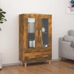 vidaXL Dulap înalt, stejar fumuriu, 70x31x115 cm, lemn compozit (817477) Comoda
