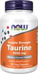 NOW Taurine, Double Strength 1000 mg 100 Veg Capsules