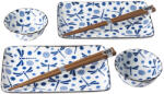 Made in Japan Set Suhi BLUE DRAGONFLY, set de 6 buc, MIJ (RW0010) Serviciu de masa